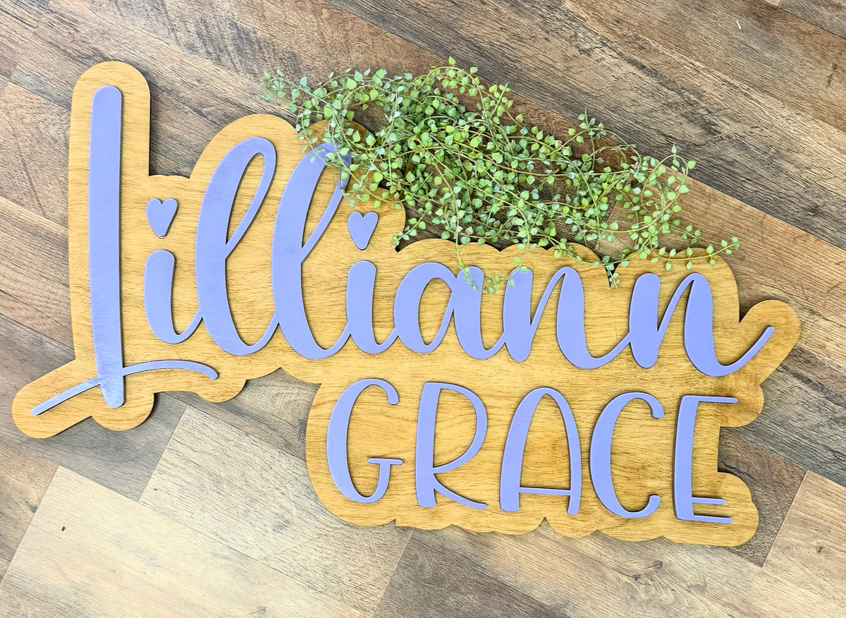 Personalized Nursery Sign